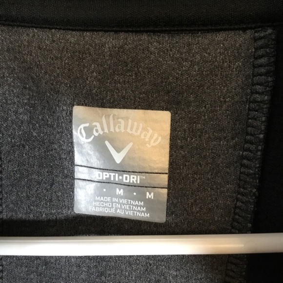Callaway Opti-Dri long sleeve 1/4 zip pullover men’s size medium - Picture 3 of 5